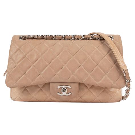 chanel beige jumbo caviar|CHANEL Caviar Quilted Jumbo Double Flap Beige.